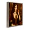 Stupell Industries Rococo Woman with Cell Phone Floating Frame, design by Grotto Studios
